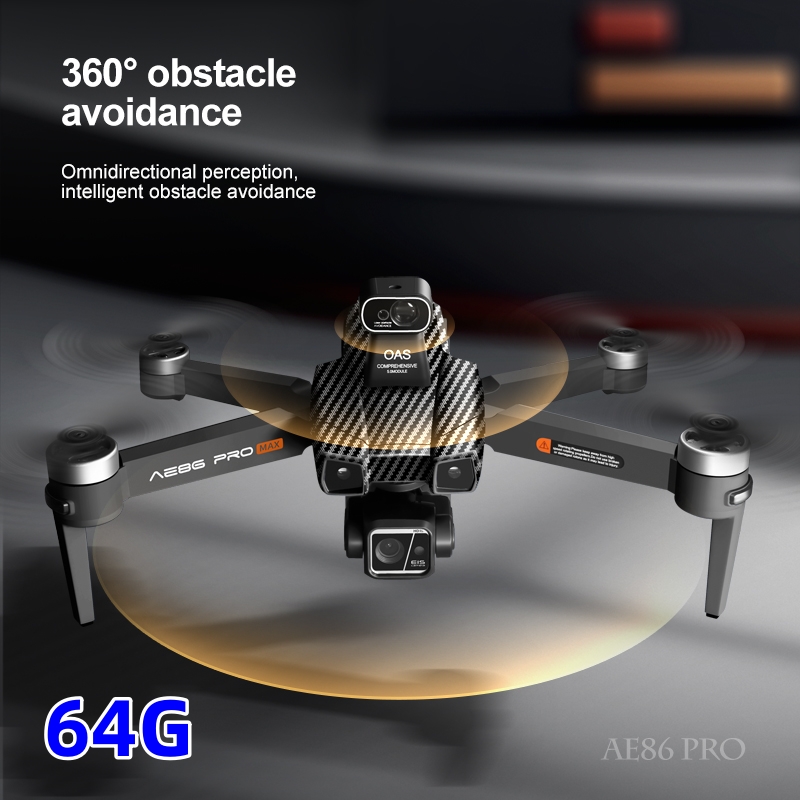 Drone Gimbal 3 Axis - AE86 PRO Max+ Professionelle Drohne mit